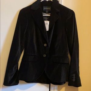 Banana Republic Black Velvet Blazer